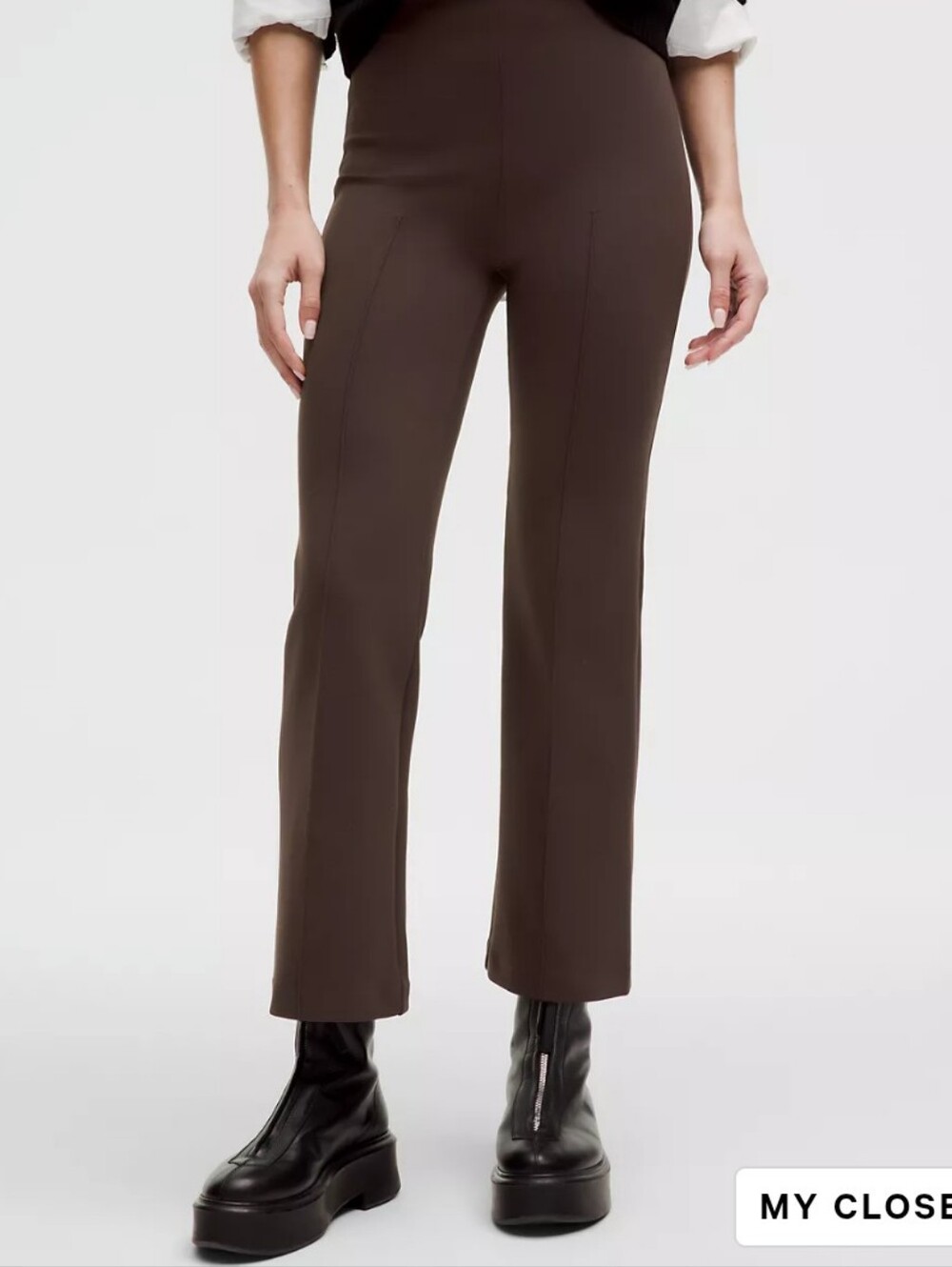lululemon athletica Stretch Spacer High Rise Pants XS Espresso